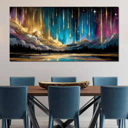 Celestial Rain Of Starlight - NicheCanvas