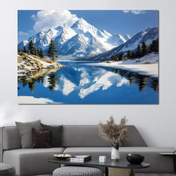 Mountain Reflections Tranquil - NicheCanvas