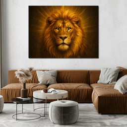 Majestic Radiance of the King - NicheCanvas