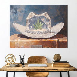 Glistening Western Hat Chronicles - NicheCanvas