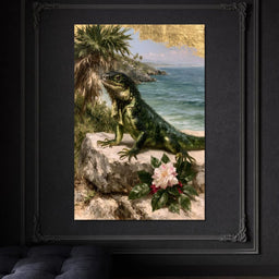 Patient Watcher of the Pacific Shore - NicheCanvas