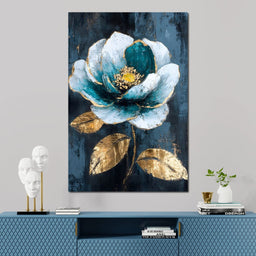 Golden Reflections Petal Dreams - NicheCanvas