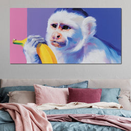 Monkey Dreams of Banana - NicheCanvas