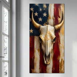 Gilded Horns Of The Republic - NicheCanvas