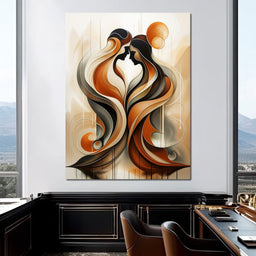 Colorful Modern Art 073 - Johanjjf - NicheCanvas