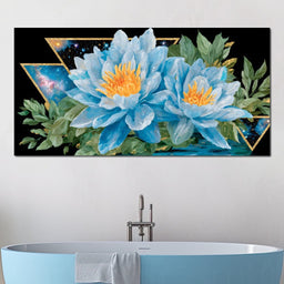 Stellar Lotus Blossom Radiance - NicheCanvas