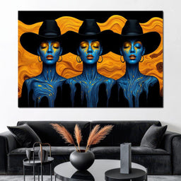 Electric Trinity - TooplesArt - NicheCanvas