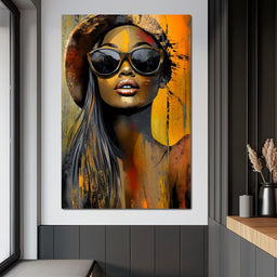 Golden Glamour Radiance - NicheCanvas
