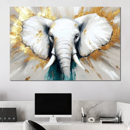 Majestic Elephant Strength Unveiled - NicheCanvas
