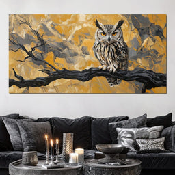 Majestic Owl Essence of Autumn - NicheCanvas