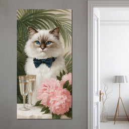 Regal Feline Soiree Symphony - NicheCanvas