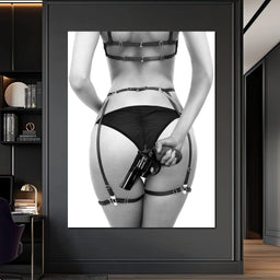 Gun Ass - David Drake - NicheCanvas