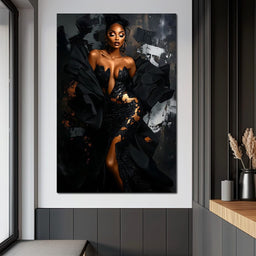 Elegance in Shadow Dance - NicheCanvas