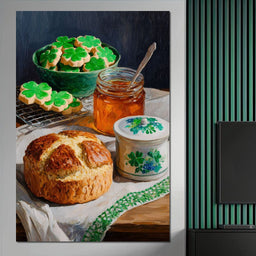 Shamrock Cookies Honey Loaf - NicheCanvas