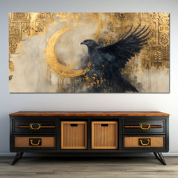 Golden Flight of Midnight - NicheCanvas