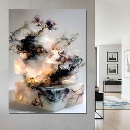 Celestial Bonsai Ascension - NicheCanvas