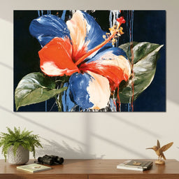Falling Petals Of Heavy Rain - NicheCanvas