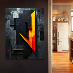 Colorful Modern Art 040 - Johanjjf - NicheCanvas