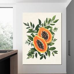 Tropical Papaya - NicheCanvas