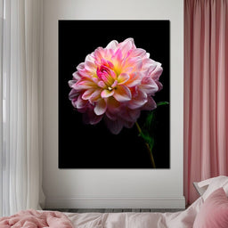 Radiant Dahlia Petals Macro Glow - NicheCanvas