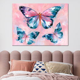 Three Winged Dancers Taking Flight - NicheCanvas