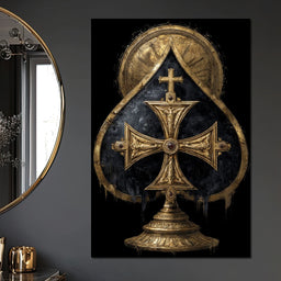 Gilded Faith Of The Spades - NicheCanvas