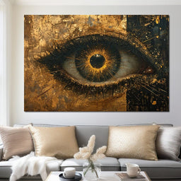  Golden Glimpse Into the Soul B - NicheCanvas