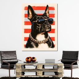 Coolest Canine On The Block - NicheCanvas