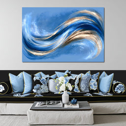 Rhythmic Flow of Liquid Motion - NicheCanvas