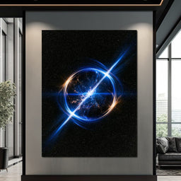 Echoes of a Distant Celestial Collision - NicheCanvas