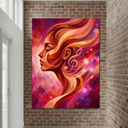 She Closed Her Eyes to Hear Better - TooplesArt - NicheCanvas