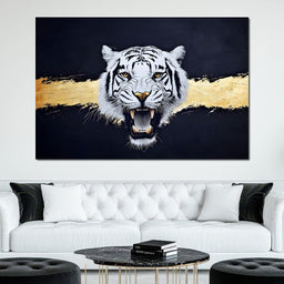 Majestic Tiger Roar Radiance - NicheCanvas