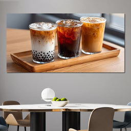 Trio of Iced Cafe Delights - NicheCanvas