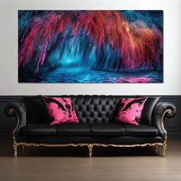 Neon Cascade - TooplesArt - NicheCanvas