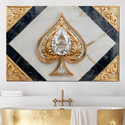 Golden Spade Diamond Majesty - NicheCanvas