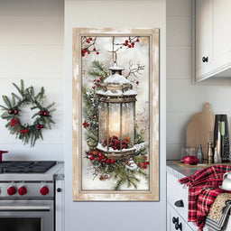 Lantern Glow Winter Enchantment - NicheCanvas