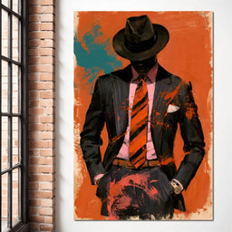 The Gentleman of Broken Colors - NicheCanvas