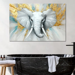 Majestic Elephant Radiance - NicheCanvas