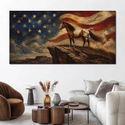 Gallant Spirit Of The Frontier - NicheCanvas