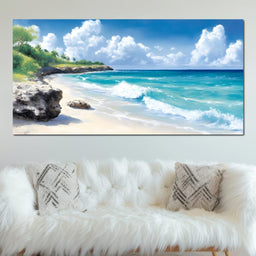 Tranquil Shores Escape - NicheCanvas