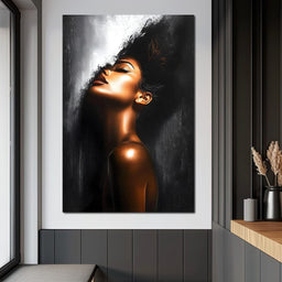 Radiant Reflection of Night - NicheCanvas