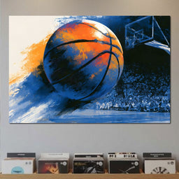 Flight of the Basketball - NicheCanvas