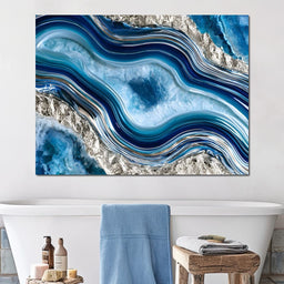 Frozen Currents Of Liquid Metal - NicheCanvas