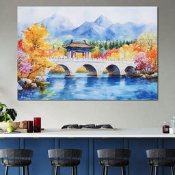 The Stone Bridge - NicheCanvas