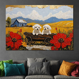 Puppy Adventures - NicheCanvas