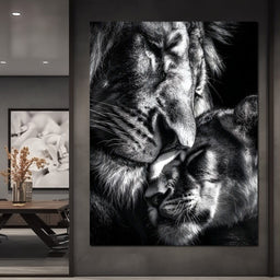 Lion's Bond - NicheCanvas