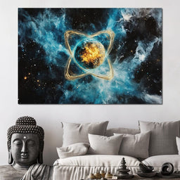 Celestial Fusion Symphony - NicheCanvas