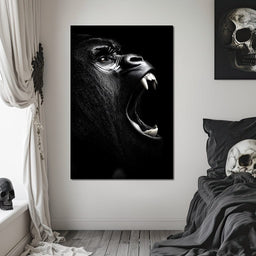 Primal Roar Silence Echoes - NicheCanvas