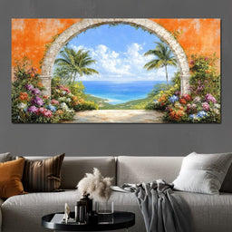 Tropical Gateway to Bliss - NicheCanvas