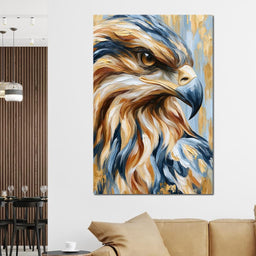 Golden Vigil Of The High Predator - NicheCanvas